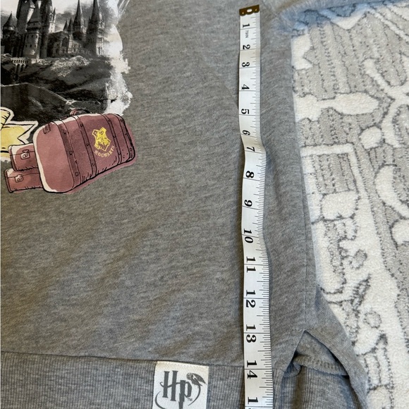 Harry Potter Hogwarts Castle gray lightweight sweatshirt XXXG size - Picture 6 of 8
